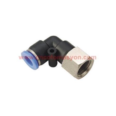 3/8 x 10 mm Hortum Dişi Pnömatik Dirsek Rekor PLF