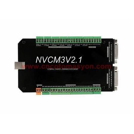 NVCM4V2.1 4 Eksenli CNC Hareket Kontrol Kartı 125KHz
